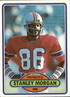 1980 Topps Football Card #491 Stanley Morgan - Ex-Mt