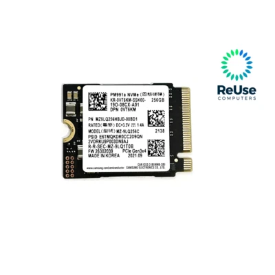 256 GB NVMe M.2 30mm SSD, Misc Brands and Models, Tested and Cleaned - Image 1 of 4