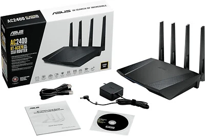 Asus RT-AC87R AC2400 Dual Band Wireless Gigabit Router - Image 1 of 4