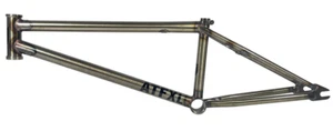 S&M BIKES ATF XL FRAME GLOSS CLEAR RAW 21.25 BMX BIKE 21.25" NEW BTM BMX BIKE - Picture 1 of 4