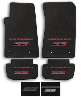 Lloyd Carpet 4pc Floor Mats for 2010-2015 Chevrolet Camaro SS -Pick Color & Logo - Image 1 of 4