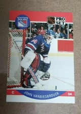1990-91Pro Set #209 John Vanbiesbrouck UER - New York Rangers 