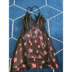 Y2K Victoria Secret Women's Sexy Floral Lace Nighty Lingerie-Sm - Picture 1 of 7