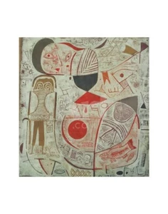 Printed Sheet with Pictures, 1937 by Paul Klee Expressionism Art Print 8.5x9 In - Picture 1 of 1