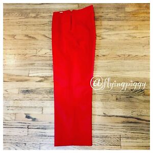 St. John Sport Essentials By Marie Gray Red Suit Pants Size 6.