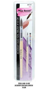 Mia Secret Acrylic Nail Brush Academy Duo #10 OR Nail Art Tool Brush - Picture 1 of 3