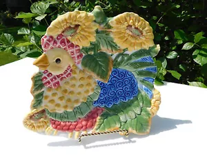 Just Us Chicks Fitz & Floyd Canape Plate, Serving Platter, 3D Wall Art - Picture 1 of 4