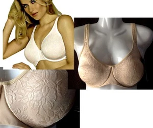 DREAMWEAR BODY FORM JACQUARD LINED MAGIC COMFORT SUPPORT U/W BRA BEIGE 40D 2612 - Picture 1 of 5