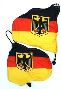 Mirror Flag Germany German with eagle Car Auto side mirror flag covers set of 2. - Imagen 1 de 5
