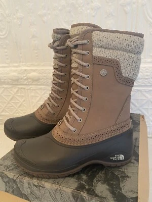 Botas de inverno femininas The North Face Shellista II médias 'Split Rock Brown' tamanho 6 - Imagem 1 de 4