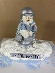 Snow Buddies SITTIN’ PRETTY Salon Figure #8527594442 NEW by Encore *RARE* - Picture 1 of 5