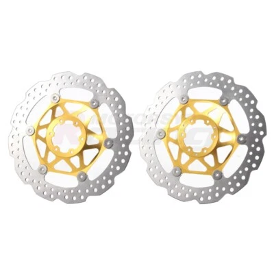 2x Disco de freno delantero Honda CRF1000 Africa Twin 2016-2019 CRF1100 2020-2021 - Imagen 1 de 4