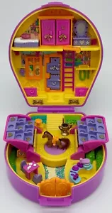 Polly Pocket 1994 Vintage Pony Ridin' Show Bluebird Horse and Trophy - Tested - Picture 1 of 8