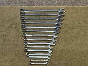 15 Craftsman VA Combination Wrench Set Sae 1-1/8 1/16 15/16 7/8 13/16 3/4 1/2USA - Picture 1 of 24