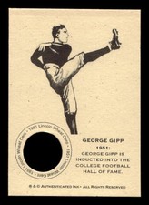 #L142 GEORGE GIPP 1951 Penny Coin Collector Football Card FREE SHIPPING