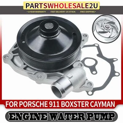 Engine Water Pump for Porsche 911 1998-2008 Boxster 1997-2008 Cayman 2007-2008 - Image 1 of 4