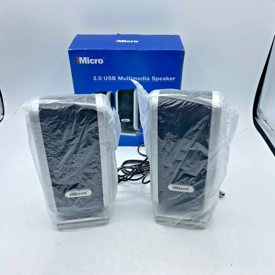 USB 2.0 Wired Channel Multimedia Speaker System iMicro SP-IMD168B NOB - Image 1 of 4