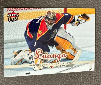2005-06 Fleer Ultra Panthers Hockey Card #86 Roberto Luongo Goalie - Image 1 of 2