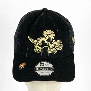 Toronto Raptors New Era Black 2021/22 City Ed Official 9Twenty Adj Strap Hat NWT - Picture 1 of 17