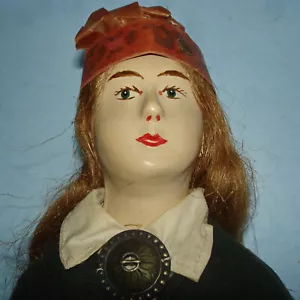 Vintage Estonia Folk Costumed 9.5" Composition Girl Doll 1930s-on - Picture 1 of 11