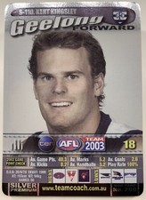 2003 AFL Teamcoach Silver Premium #S-110 Kent Kingsley