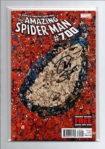 The AMAZING SPIDER-MAN #700 KEY Garçin Cover 2013 Signed by Dan Slott with COA - Picture 1 of 4