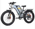 26" Electric Bicycle 1000W Motor 48V Full Suspension 4.0" Fat Tire City E-Bike
