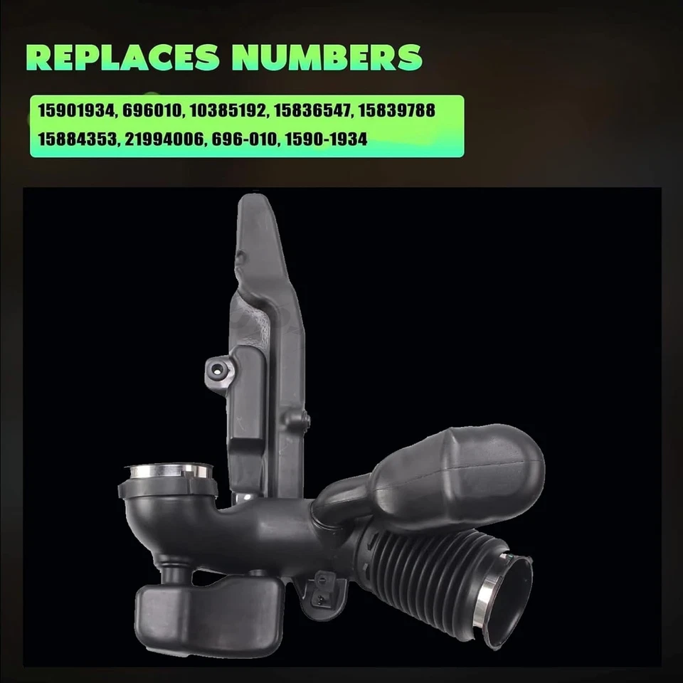 15901934 Air Intake Duct Tube Hose For 07-14 Cadillac Escalade Chevy GMC Sierra - Изображение 1 из 4