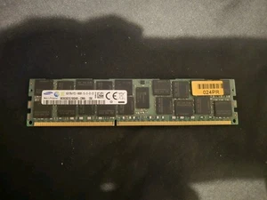Genuine Samsung 16GB PC3-14900R 2Rx4 DDR3 Server Memory 1866 MHz ECC RDIMM - Picture 1 of 4
