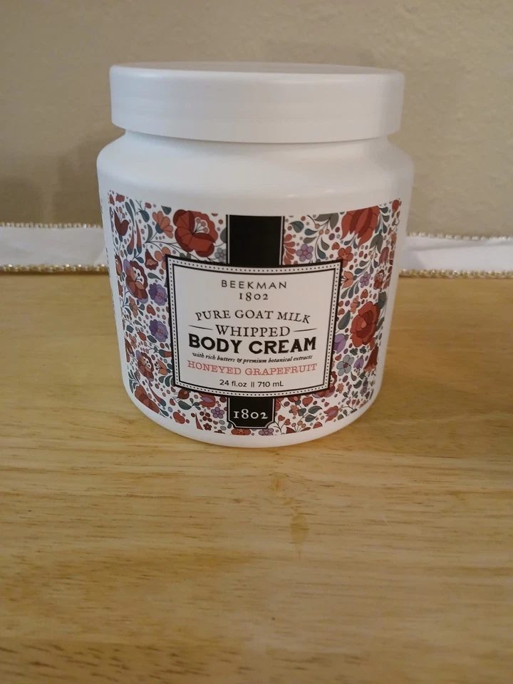 Beekman 1802 Pure Goat Milk Whipped Body Cream Honeyed Grapefruit 24 Oz Sealed - Image 1 of 1