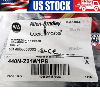 NUOVO Allen Bradley 440N-Z21W1PB interruttore senza contatto spedizione veloce US Free Tax - Immagine 1 di 4