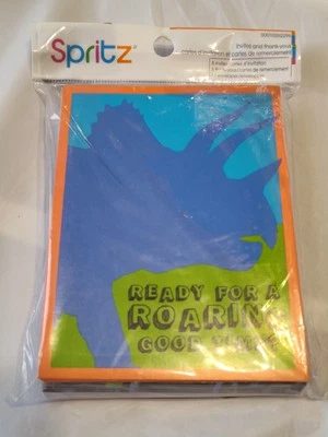 Dinosaur Party invitations and Thank-yous.  8 each - Image 1 of 4