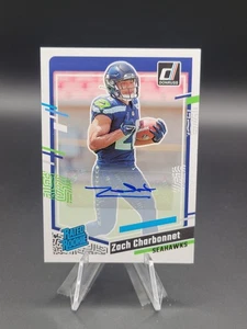 Zach Charbonnet 2023 Panini - Donruss Fútbol #392 Clasificado Novato Automático *LEER* - Imagen 1 de 3