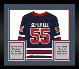 FRMD Mark Scheifele Winnipeg Jets Signed Blue Alt Fanatics Breakaway Jersey - Picture 1 of 5