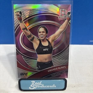 2021 Panini Chronicles UFC - Spectra Amanda Nunes #287 Pink Prizm - Picture 1 of 2