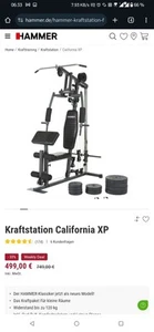 HAMMER Kraftstation California XP, Multigym, Fitnessstation, Fitnessgerät - Bild 1 von 3