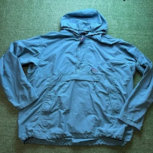 Patagonia 90's Baggies Pullover Anorak Blue Windbreaker Waterproof Mens XL - Picture 1 of 4