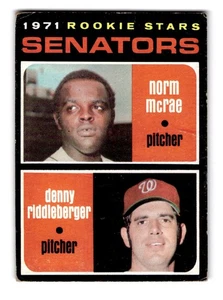 1971 Topps #93 Senators Rookie Stars (McRae / Riddleberger) - Bild 1 von 2