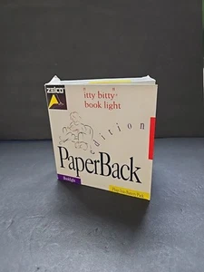 The Itty Bitty Book Light Paper Back Edition 1994Zelco Industrisles VTG Rare - Picture 1 of 6