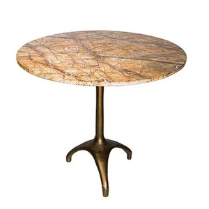 NEW French Country Seine Marble Table 90x78cm - Picture 1 of 3