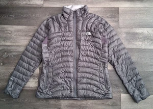 The North Face 800 Pro Puffer Jacket Packable Lightweight Grey Womans Size Large - Picture 1 of 9