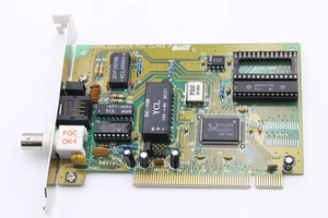 PCI RJ45 BNC LAN ETHERNET NETWORK CARD RJ-45 COAXIAL EPEN2900P2 Vintage Retro - Picture 1 of 7
