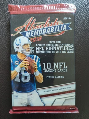 2010 Panini Football Absolute Memorabilia Relic/Relic HOT Pack Gronkowski,Tebow? - Image 1 of 2