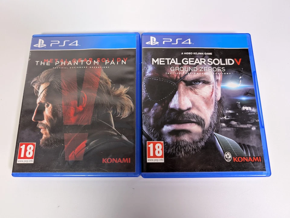 Metal Gear Solid V PS4 Game Bundle - Phantom Pain & Ground Zeroes - MGS 5 - Image 1 of 1