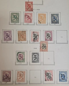 Sello Finlandia 1916-18 #83,85,88,91,94,96,101,103,107,126 usado - Imagen 1 de 1