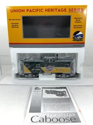 MTH Premier UP Heritage 20-2769B Chicago Northwestern Ext. Vision Caboose O New - Image 1 of 4