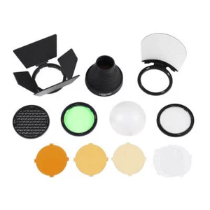 Godox AK-R1 Rundkopf Zubehör Kit Modifikator Set Diffusor Gitter Gele Snoot - Bild 1 von 12