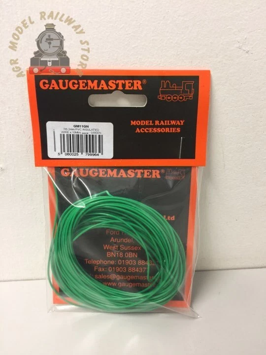 Gaugemaster GM11GN WIRE-GREEN  Green Wire 10m (7 x 0.2mm) - Image 1 of 1