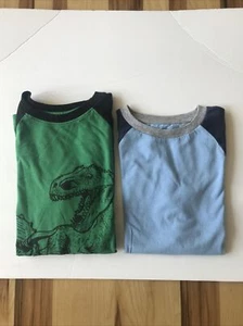 Lot Of 2 Boys shirts size Medium 8 Old Navy, Cat & Jack Blue And Green - Picture 1 of 6