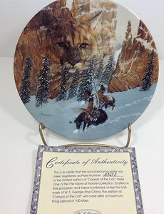 Faces of Nature Canyon of the Cat Bradford Exchange Plate #1 - Picture 1 of 6